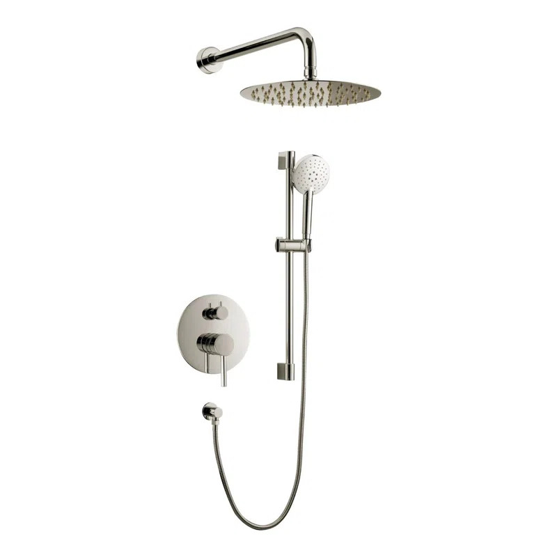 Louth Complete Shower System with Rough-in Valve | Wayfair North America