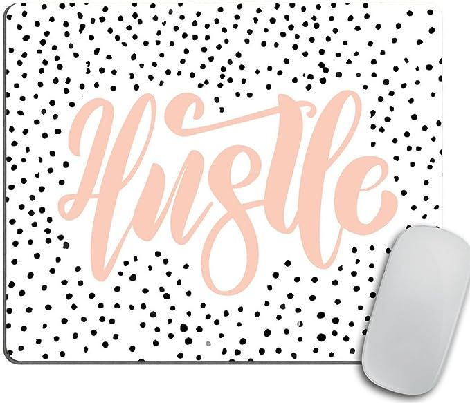 Hustle Mouse Pad, Mouse Pad Quote, Coworker Gift, Hustle Hard, Gift for Boss, Gift for Coworker, ... | Amazon (US)