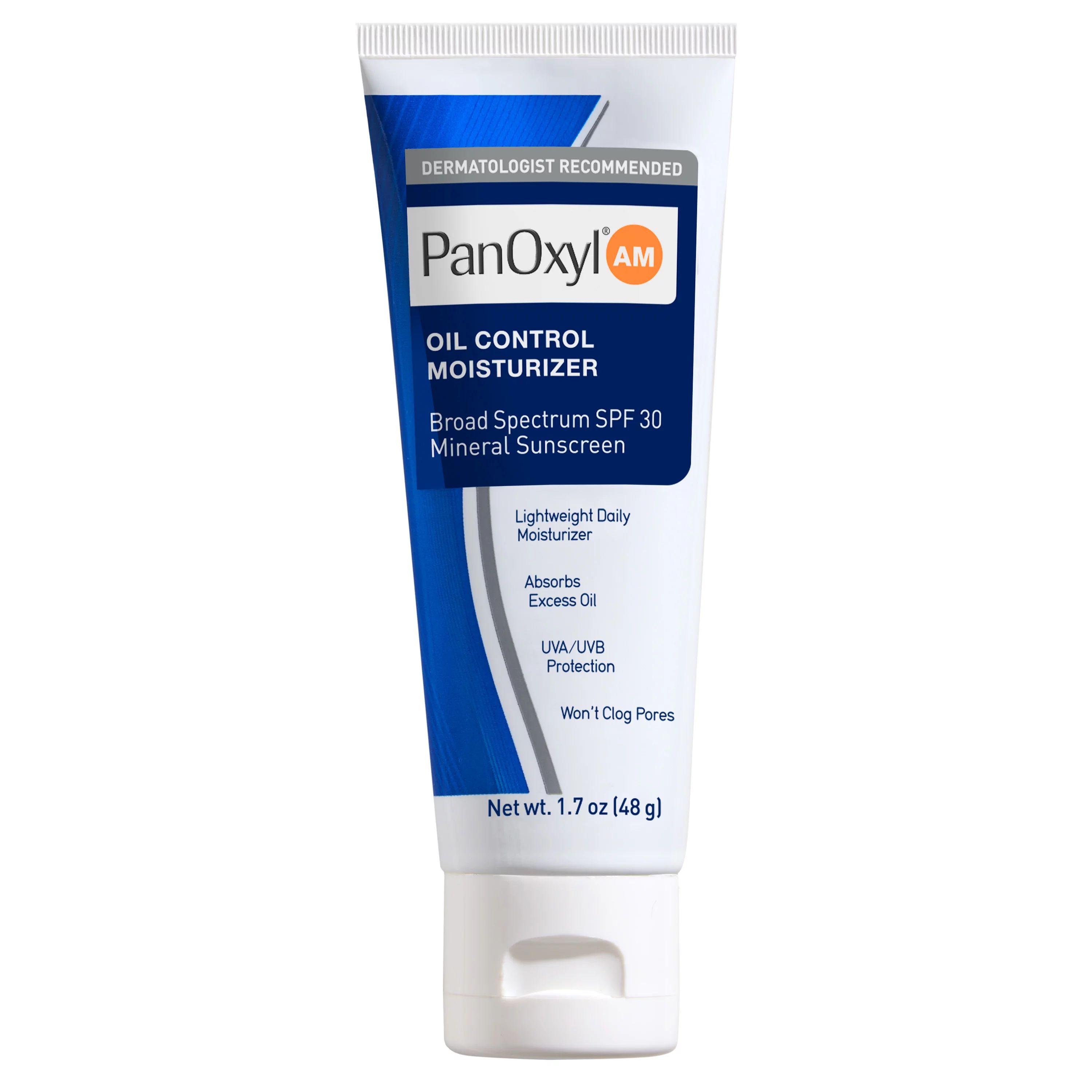 PanOxyl AM Oil Control Moisturizer with Hyaluronic Acid & Mineral Sunscreen, All Skin Types, 1.7 ... | Walmart (US)