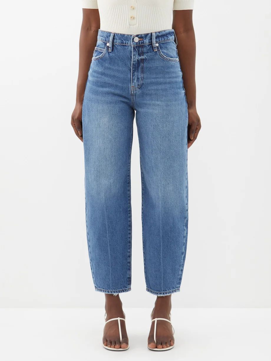 Ultra high-rise barrel-leg jeans | Matches (US)