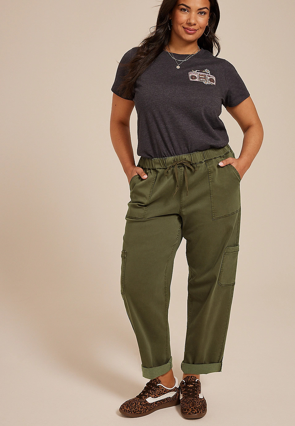 Plus Size Weekender Straight Leg Cargo Pant | Maurices