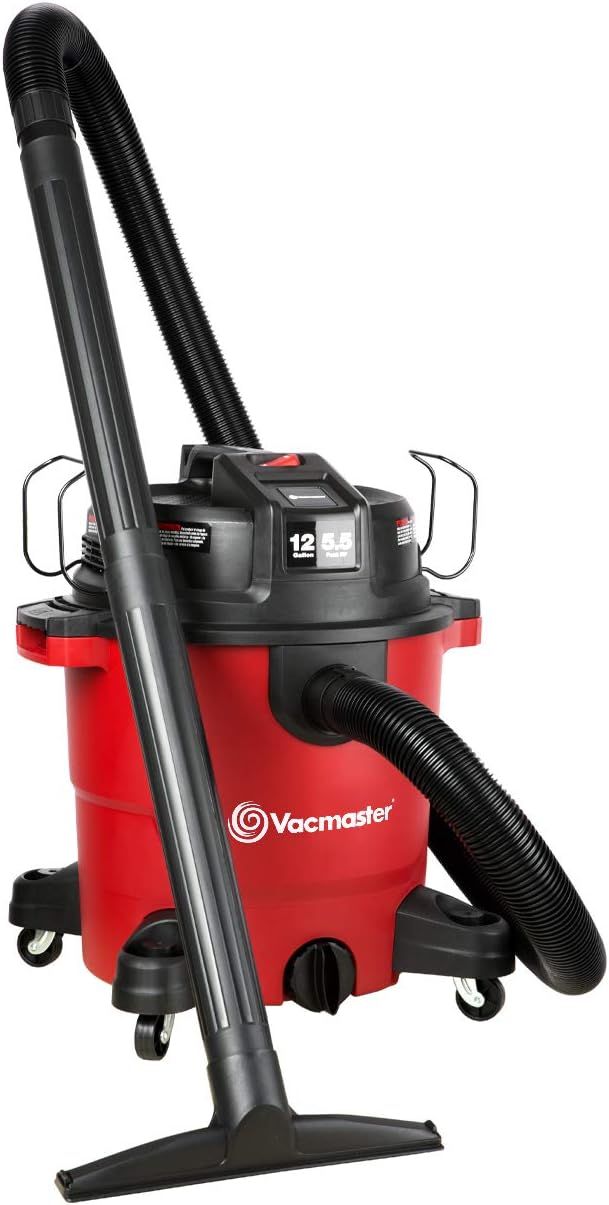 Vacmaster Red Edition VJH1211PF 1101 Heavy-Duty Wet Dry Vacuum Cleaner 12 Gallon 5.5 Peak HP 2-1/... | Amazon (US)