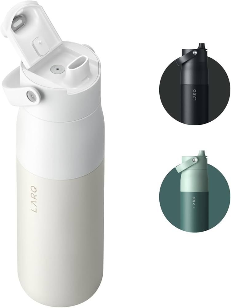 LARQ Bottle Swig Top 23oz - Insulated Stainless Steel Water Bottle With Built-In Silicone Handle ... | Amazon (US)