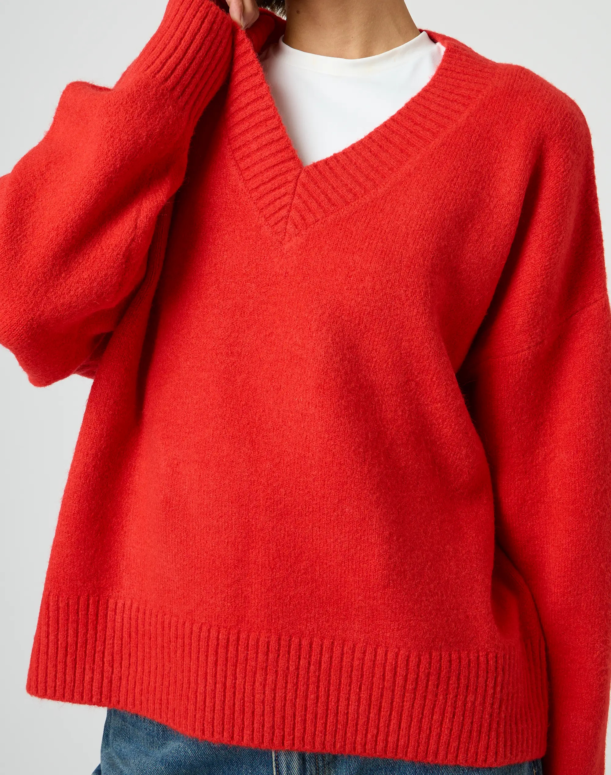 Cosy V Neck Knit Jumper | Glassons (Australia)