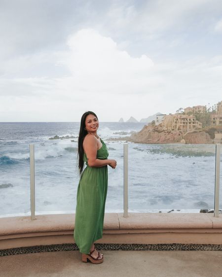 This green is soo beautiful. Wearing a size M in this lightweight one shoulder dress from Abercrombie 💚 

#LTKSeasonal #LTKunder50 #LTKtravel