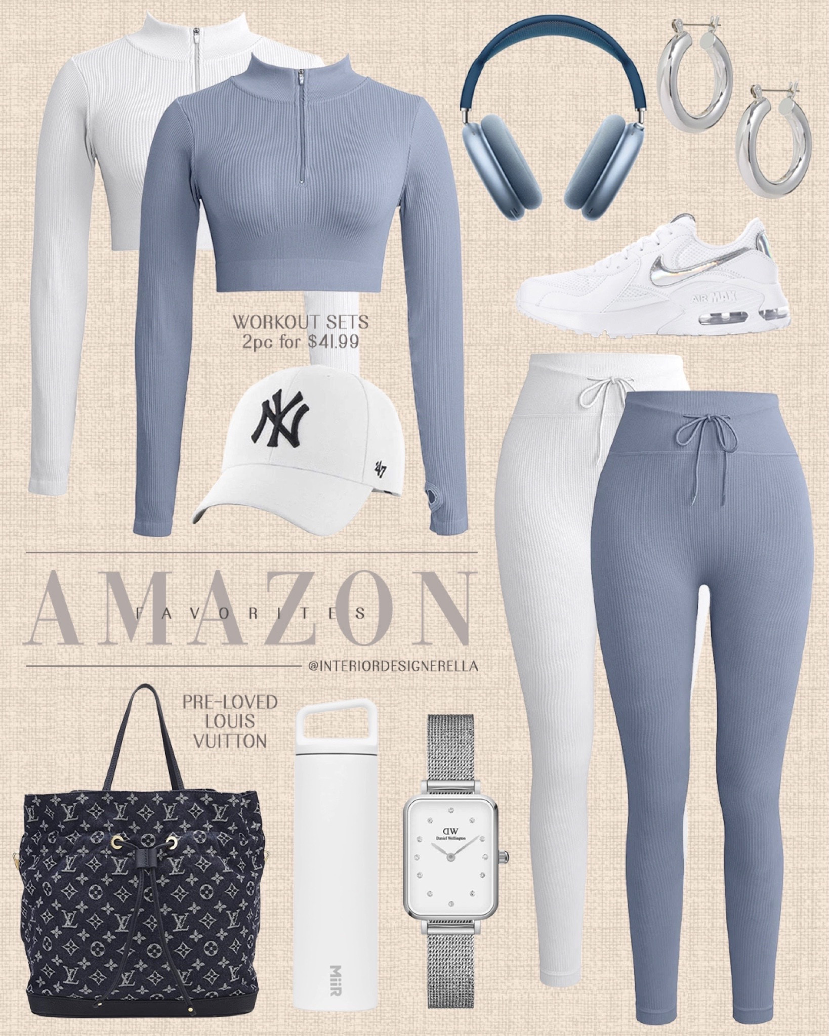 2PC LV Women Tracksuit Set