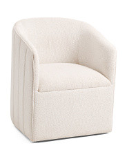 Kai Boucle Rolling Caster Wheel Anywhere Chair | Kitchen & Dining Room | Marshalls | Marshalls