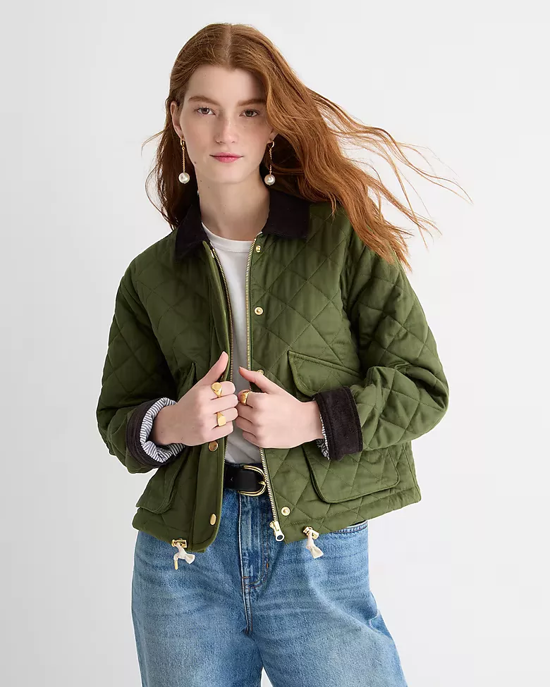 Barbour Aster Quilted Hooded Jacket curated on LTK