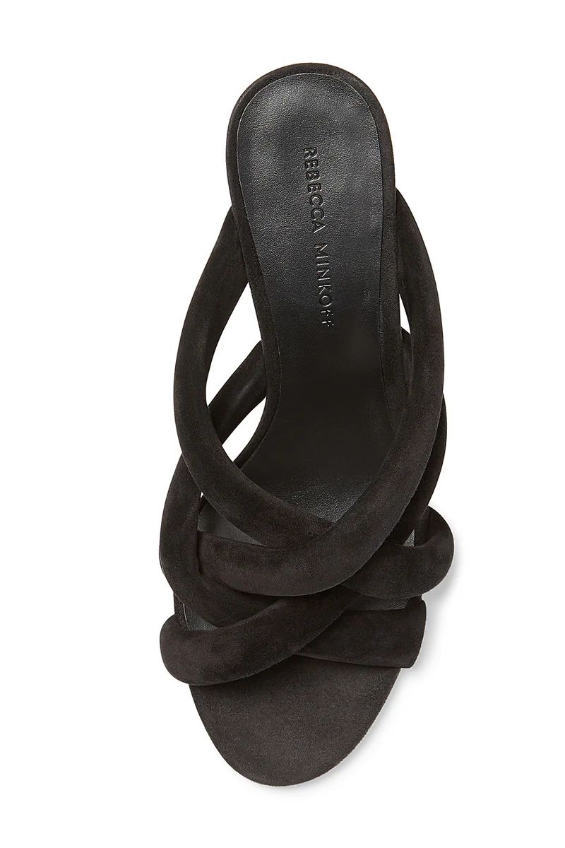 Black Designer Heel Sandals | Amandine Sandal | Rebecca Minkoff | Rebecca Minkoff US