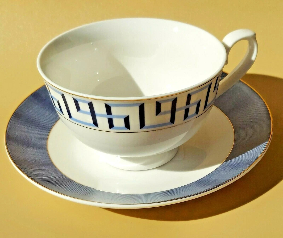 Joseph Sedgh Bentley Cobalt Accent Bone China Cup and Saucer Set/ 6719 NEW  | eBay | eBay US