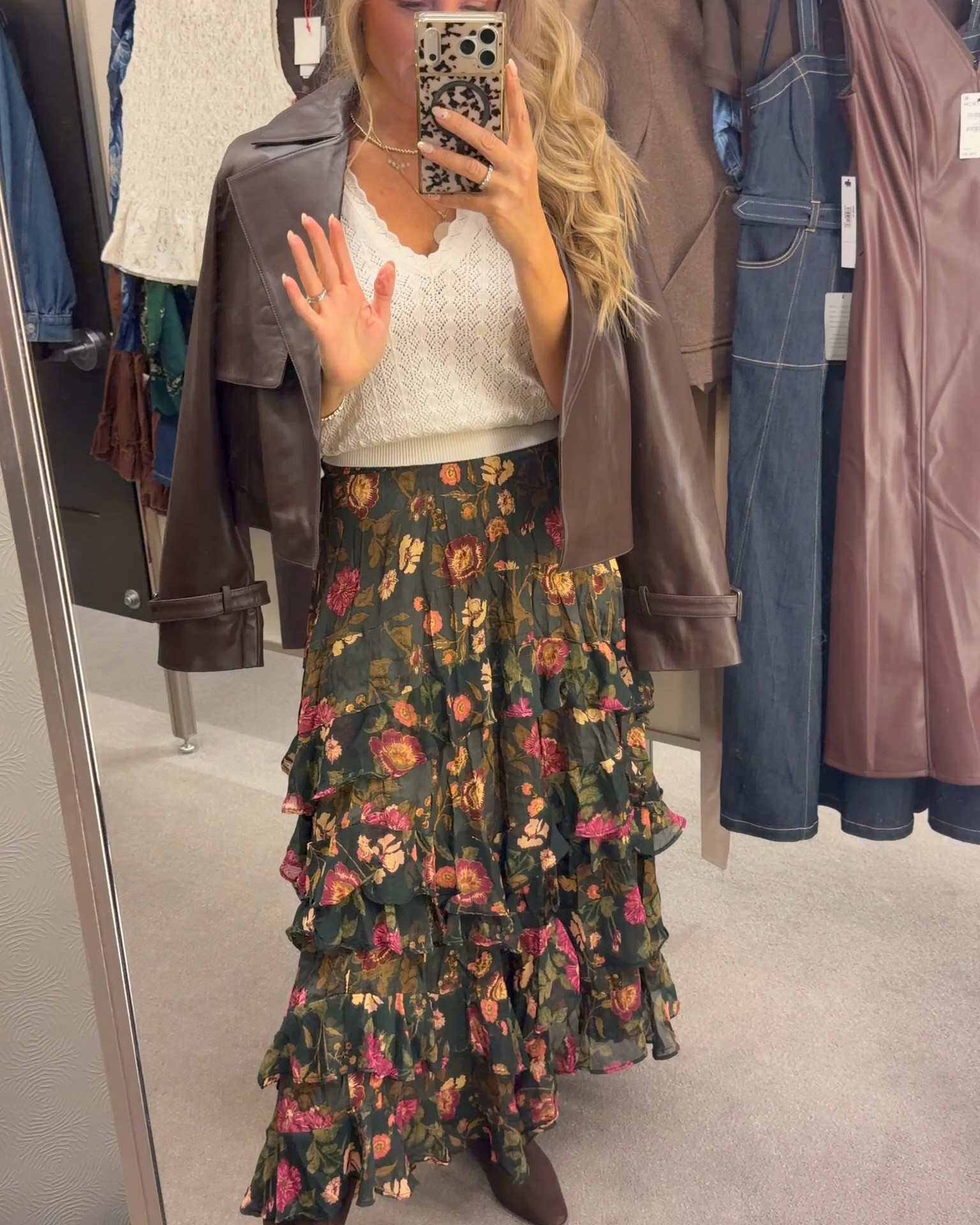 Nsale skirt I’m obsessed with!!! Wearing small in all pieces 

Nordstrom anniversary sale

#LTKootd #LTKOver40 #LTKSaleAlert