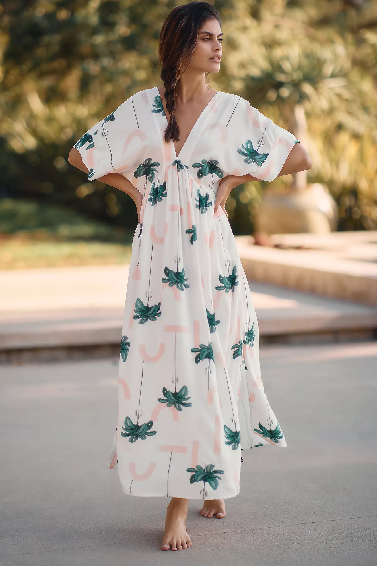Malai Peach Selva Shona Dress | Anthropologie (US)