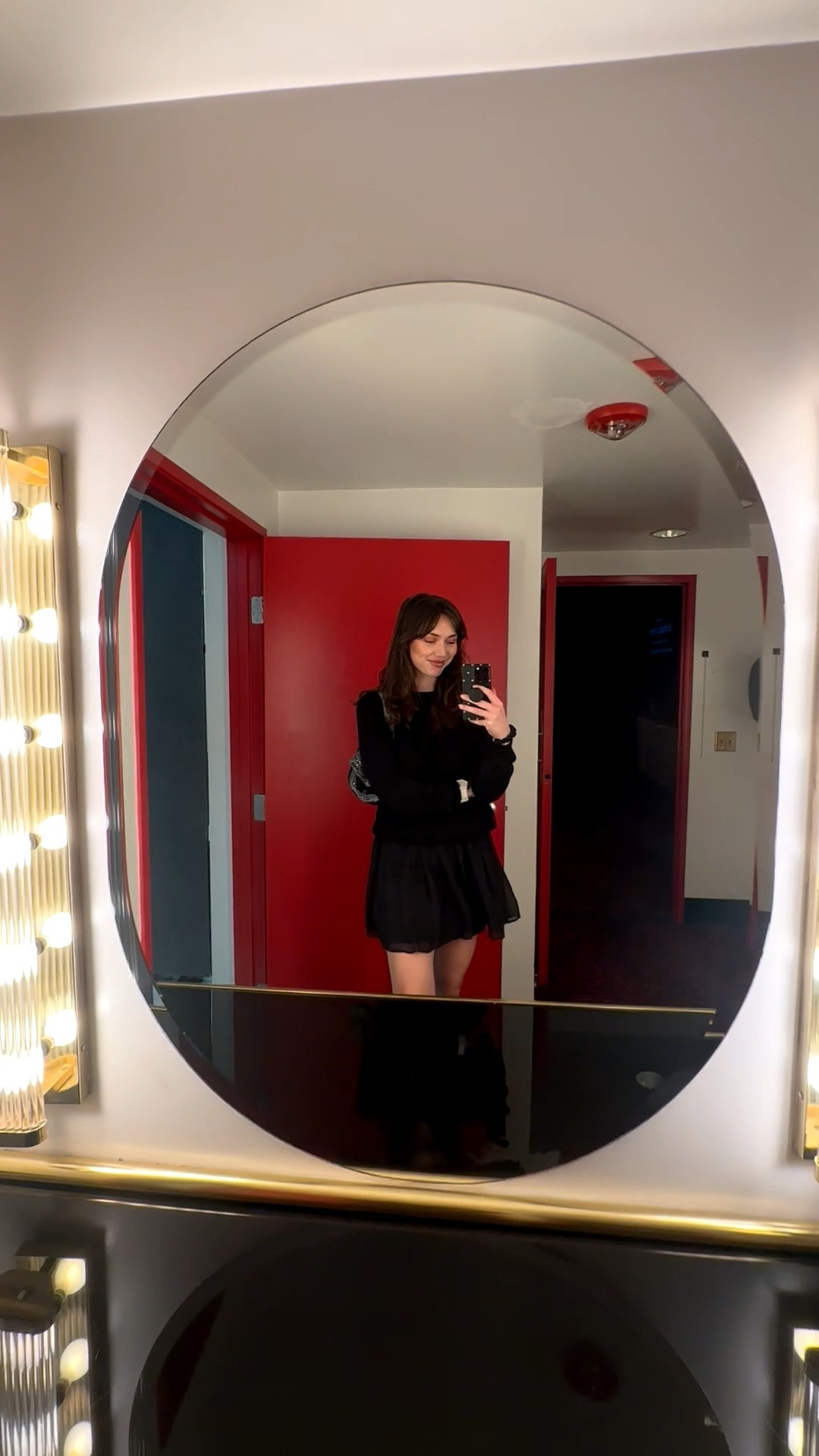 This black sweater + mini skirt combo is giving full ballerina core — soft, feminine, and effortlessly polished. A fitted black knit with a simple mini just feels sleek and graceful, especially styled with tights and boots for fall and winter. Minimal, elegant, and always chic.

Phone case is by Flaunt — they make those gorgeous square-edge cases that look so luxe in photos.
#BallerinaCore #BlackSweater #MiniSkirtOutfit #AllBlackLook #CozyChic #WinterOutfitInspo #FallStyle #MonochromeOutfit #LTKWinterFashion #SoftFeminineStyle #ChicBasics #CapsuleWardrobe #EffortlessOutfits #BalletInspired #FlauntCase 

#LTKSeasonal