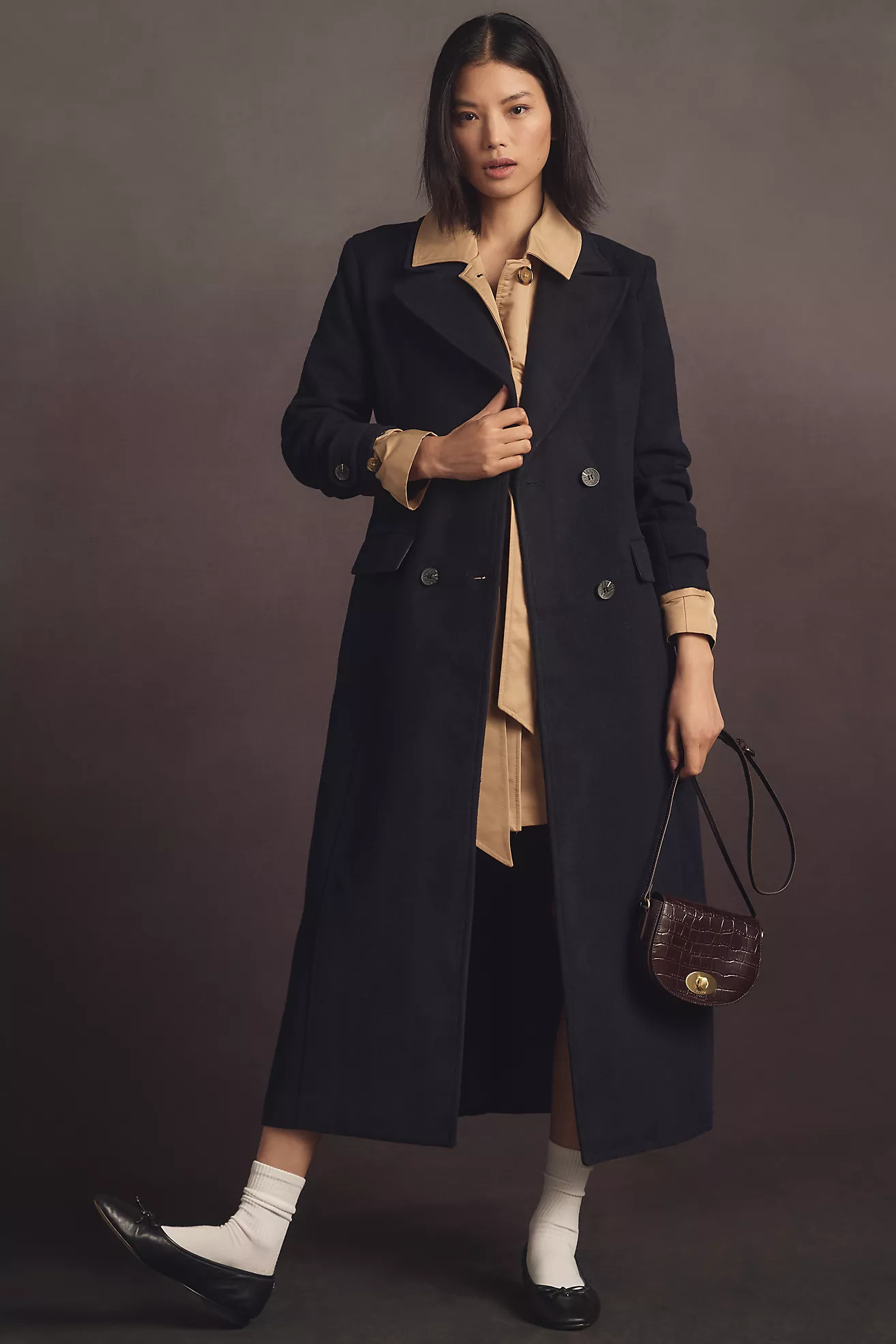 Avec Les Filles Tailored Long Coat | Anthropologie (US)