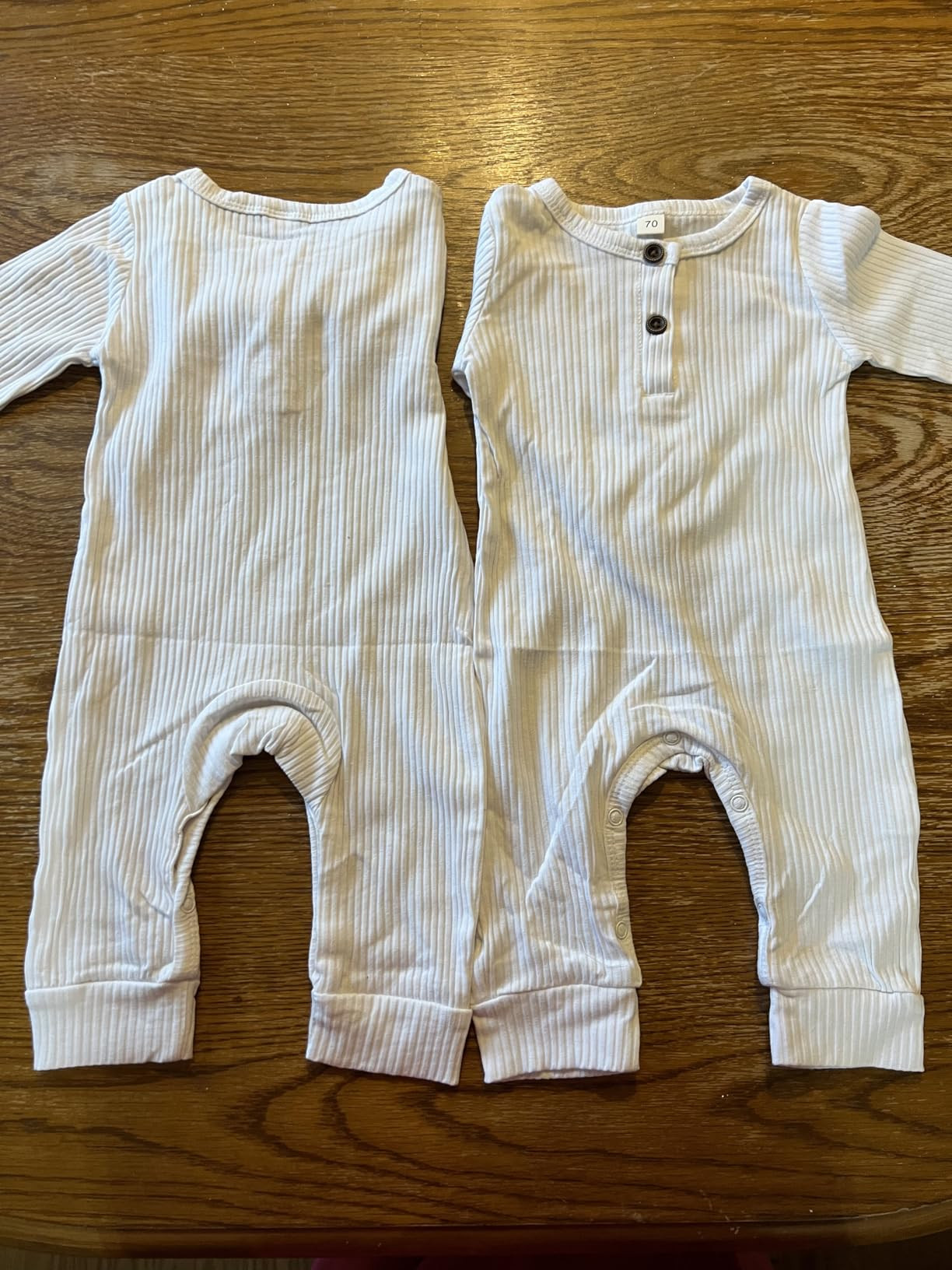 Eghunooy Baby Boy Girl Solid Color One Piece Romper Jumpsuit Outfits Clothes | Amazon (US)