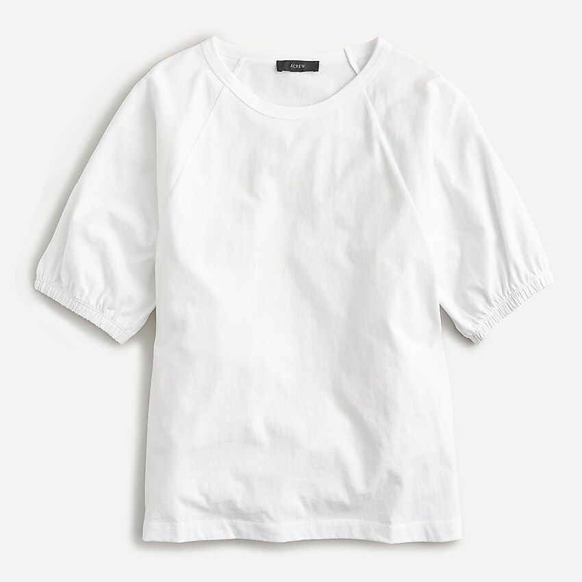 Puff-sleeve T-shirt | J.Crew US
