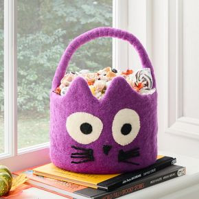 Ed Emberley Felt Cat Treat Bucket | West Elm (US)