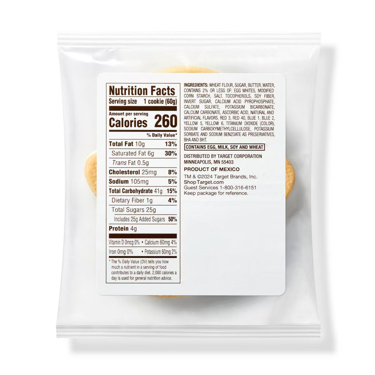 Halloween Decorated Cookie Ghost - 2.12oz - Favorite Day™ | Target