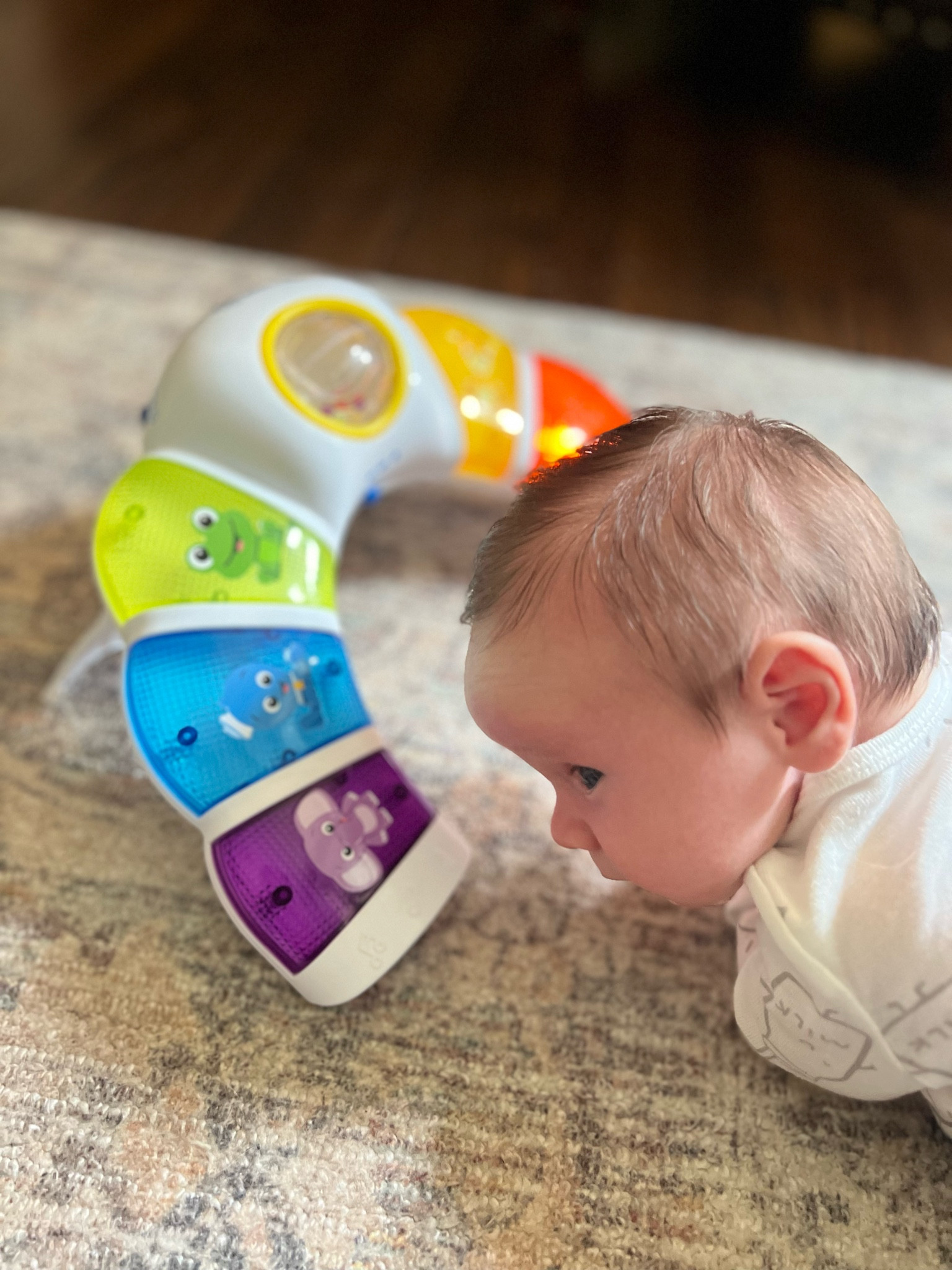 Our favorite tummy time toys! Nicky is 5 weeks old and has loved tummy time especially when we use special toys and props to make it more fun and comfy! #tummytime #baby #babytoys #babyregistry #amazonbaby #amazon #newborn

#LTKFindsUnder50 #LTKBaby #LTKFamily