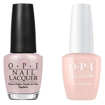 OPI - Gel & Lacquer Combo - Put It In Neutral | Beyond Polish