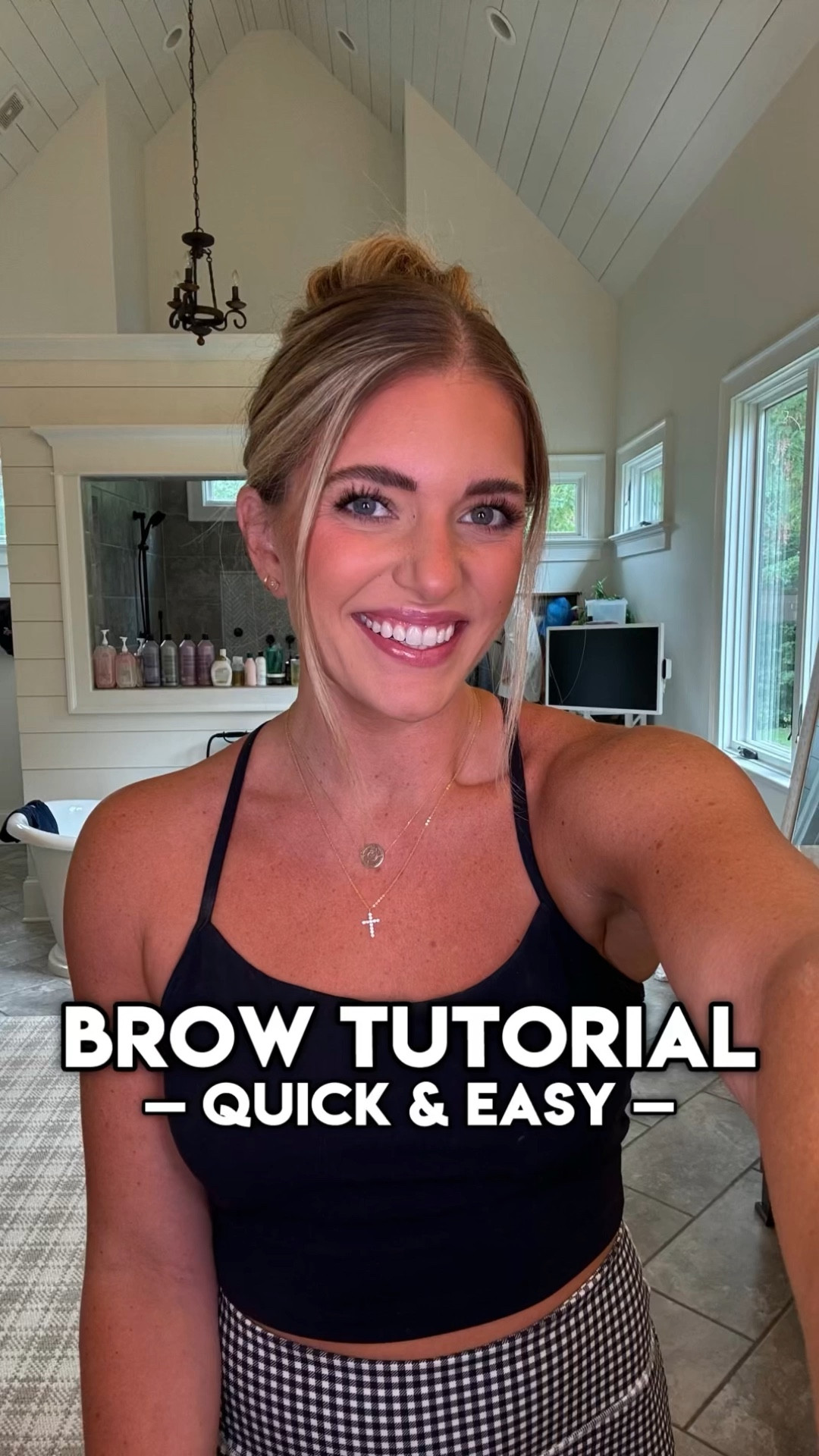 Quick & easy brow tutorial! Laminated brows at home with the best $6 eyebrow gel. ✨
•brow pen shade - ash brown
•lip gloss shade supermodel
•my other fave lip gloss shade is 02 missed call & just got the shade newsfeed too. 🍒 

#walmartpartner #walmartmusthaves @walmart

#LTKVideo #LTKBeauty #LTKFindsUnder50