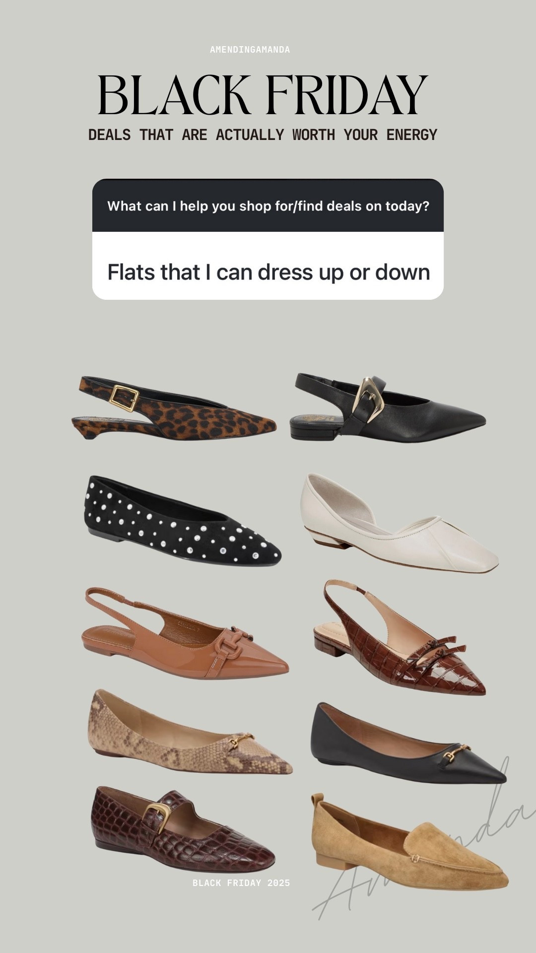 Flats that you can dress up or down, on deal for Black Friday/cyber week! Make sure you use the discount codes in each of the sites for the best price! 

#LTKSaleAlert #LTKCyberWeek #LTKHoliday