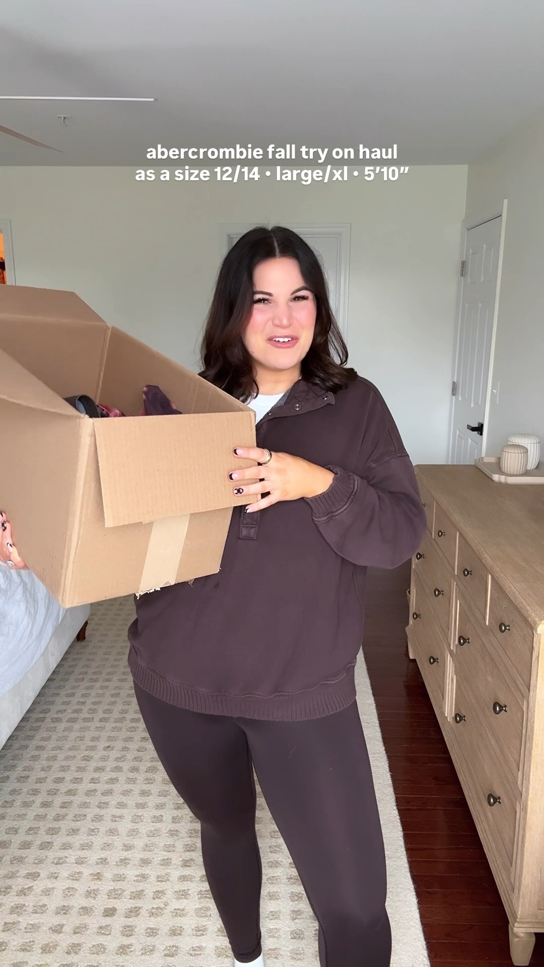 Midsize fall Abercrombie try on haul! Getting home from a little fall roadtrip & here are some items that I packed! Everything is 15% off right now + you can save an extra 15% off with the code : COZYAF

Sizes : 
Sherling jacket - xl
Suede jacket - large (wish I sized up for an oversized fit) 
Brown dress - large tall 
All tops - large 
Skorts - large 
*brown faux leather skort sold out in exact color, linked the other colors 



#LTKTall #LTKSaleAlert #LTKMidsize