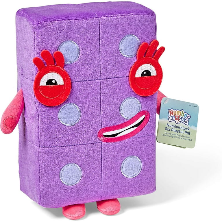 Learning Resources Numberblock Six Playful Pal Soft Plush Toy | Walmart (US)