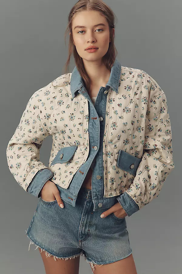 BLANKNYC Lovebirds Quilted Jacket | Anthropologie (US)