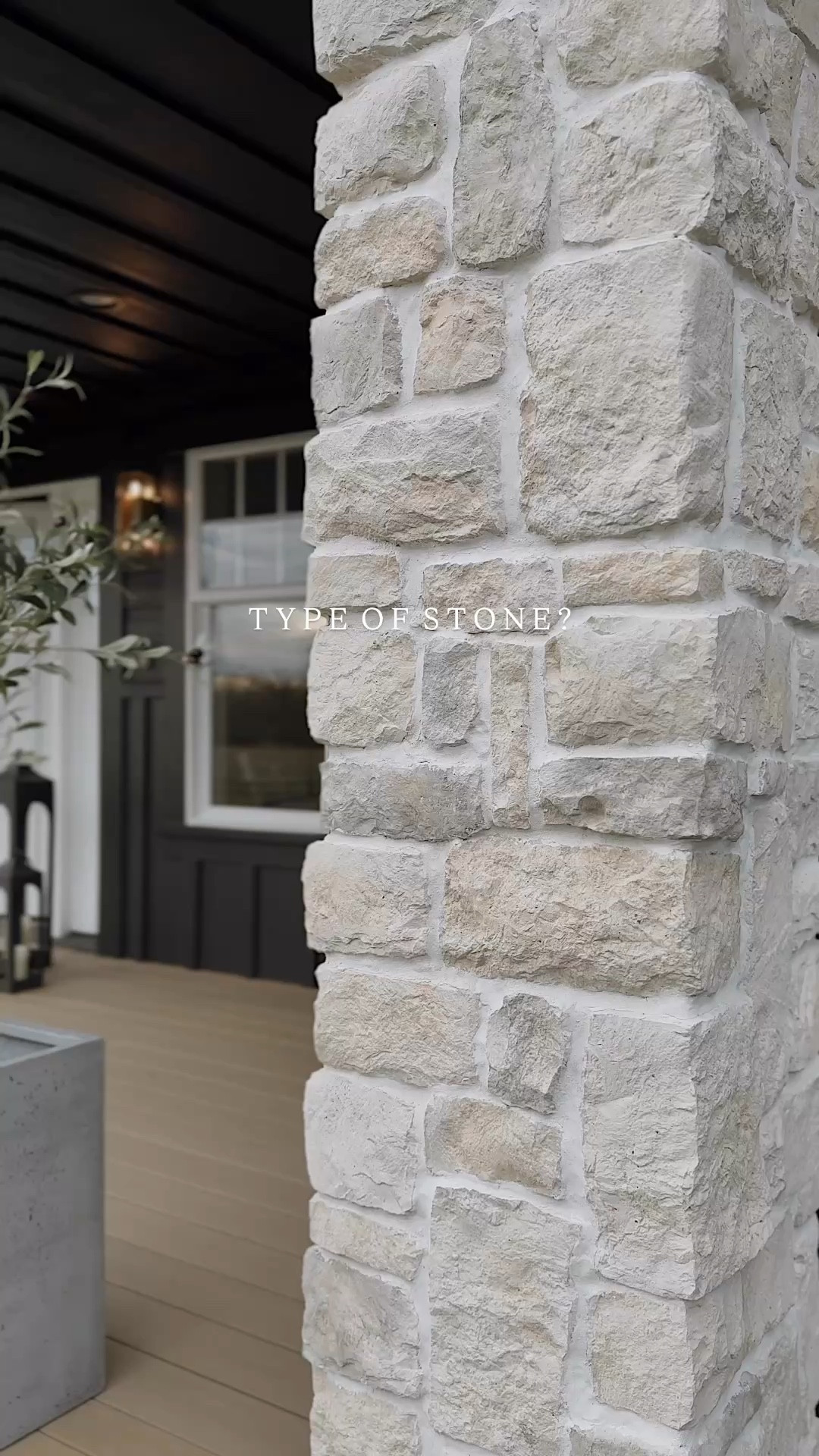 |exterior details| 
STONE: Eldorado RoughCut in the color “Casa Blanca” 
GROUT: Prism grout in the color “Snow White” 
PAINT COLOR: Benjamin Moore Aura paint in the color “Blacktop” 
DECKING MATERIAL: Timbertech composite decking in the color “Natural White Oak”
FAUX TREES: Amazon (linked below)
PLANTERS: Pottery Barn (linked below)
BRASS NUMBERS: CB2 (linked below)

#LTKSaleAlert #LTKHome #LTKWatchNow