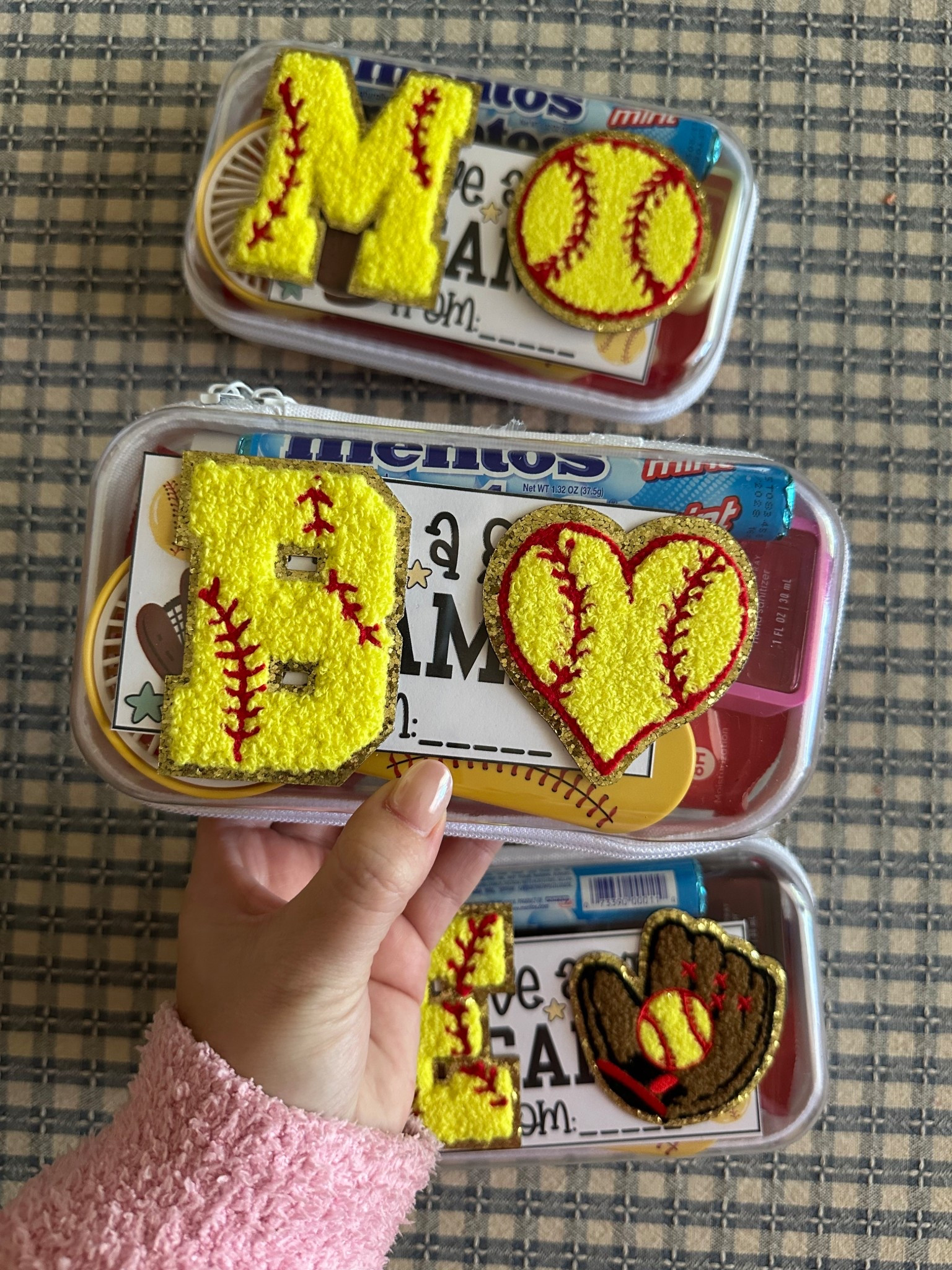 Absolutely loved creating these gift kits for the girls softball team. Taking these softball themed chenille stickers and adding them to those hard shell cases was super cute and genius ❤️

#LTKKids #LTKHome #LTKmomlife