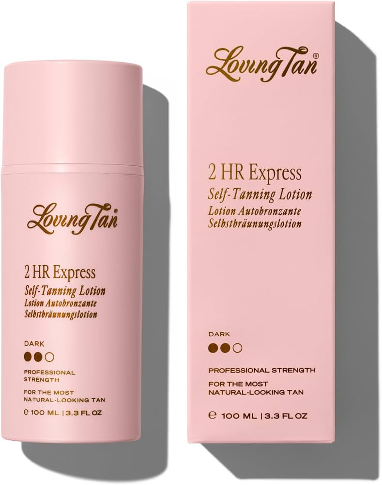 Loving Tan NEW 2 Hr Express Self Tanning Body Lotion, Dark - Hydrating Natural-Looking Glow Sunle... | Amazon (UK)