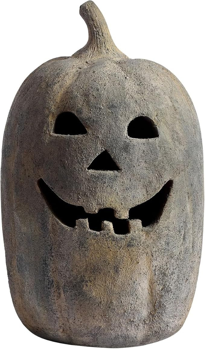 Halloween Decor-Fall Decorations-Terracotta Pumpkins-Terracotta Jack O Lantern Pumpkin-Halloween ... | Amazon (US)