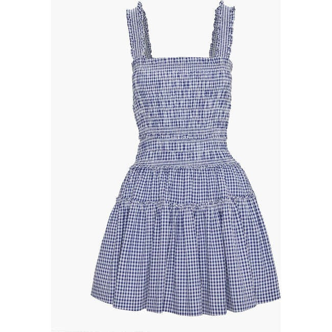 Hill House Home | The Azalea Mini Nap Dress, (Navy Blue Gingham, Size Large) | Maisonette | Maisonette