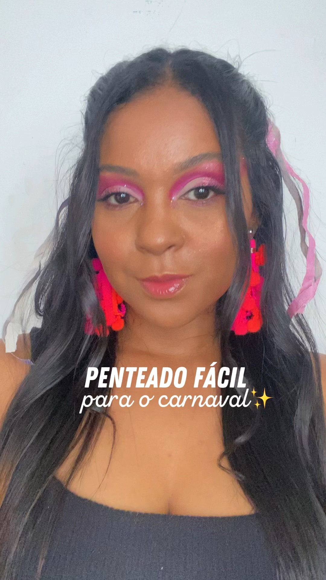 Penteado fácil para carnaval 🎀💖✨


#ltkbrasil #penteado 

#LTKSpringSale #LTKbrasil #LTKsalealert