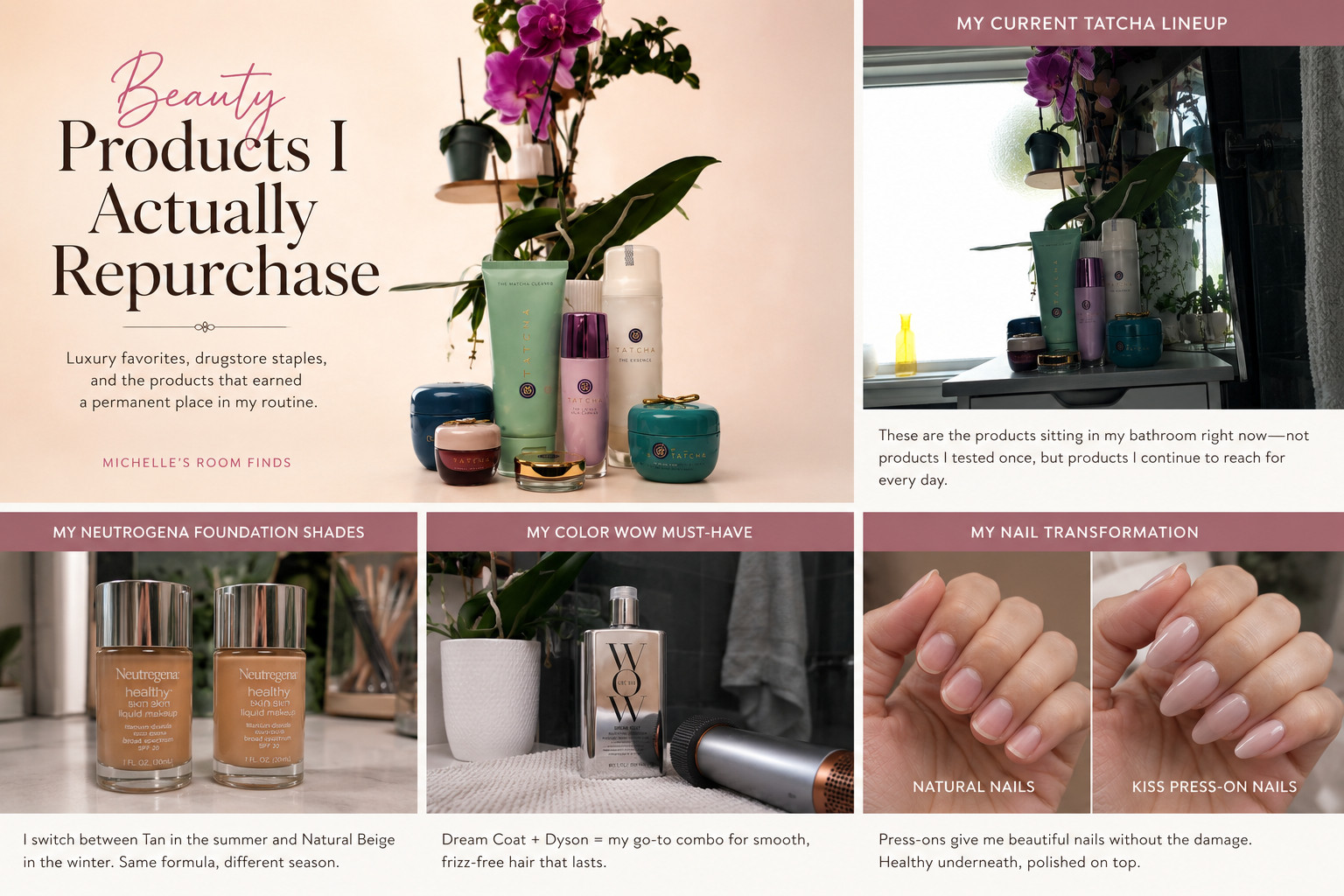 After trying luxury brands, celebrity brands, makeup artist favorites, and countless beauty products over the years, I've learned something surprising...

Some of the products I trust most aren't the most expensive.

In my latest post, I'm sharing:

✨ The Tatcha product I refuse to run out of
✨ The drugstore foundation I always come back to
✨ The hair product that survives Georgia humidity
✨ How I save money on beauty products without paying full price
✨ Why some CVS finds outperform products that cost much more

Read the full article here:

https://www.michellesroomfinds.com/post/beauty-products-i-actually-repurchase

Have you ever found yourself going back to the same product over and over again, no matter how many new things you try? 💄✨

#MichellesRoomFinds #BeautyProducts #DrugstoreBeauty #LuxuryBeauty #CVSBeauty
 

 #LTKdayinmylife #LTKOver40 #LTKHome
