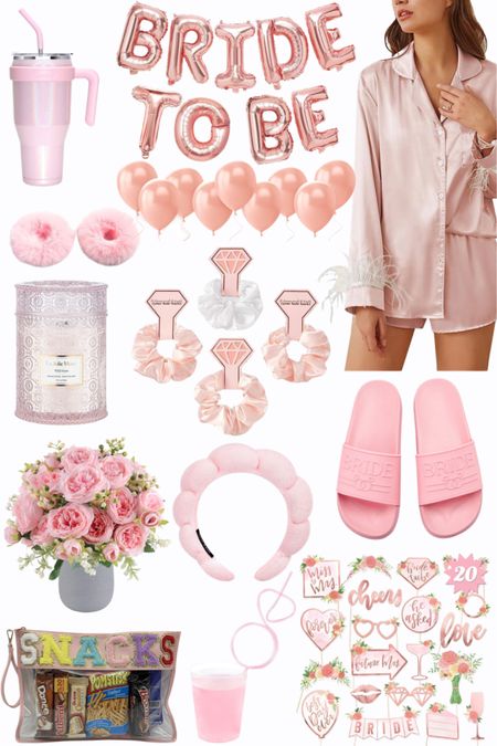 Pink wedding finds on Amazon.

#bridalaccessories #weddingstyle #affordablestyle #bridetobe #bacheloretteparty

#LTKSeasonal #LTKstyletip #LTKwedding