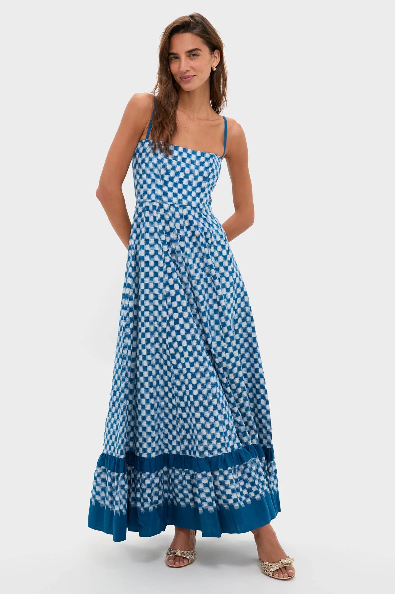 Blue Checkmate Dress | Tuckernuck (US)