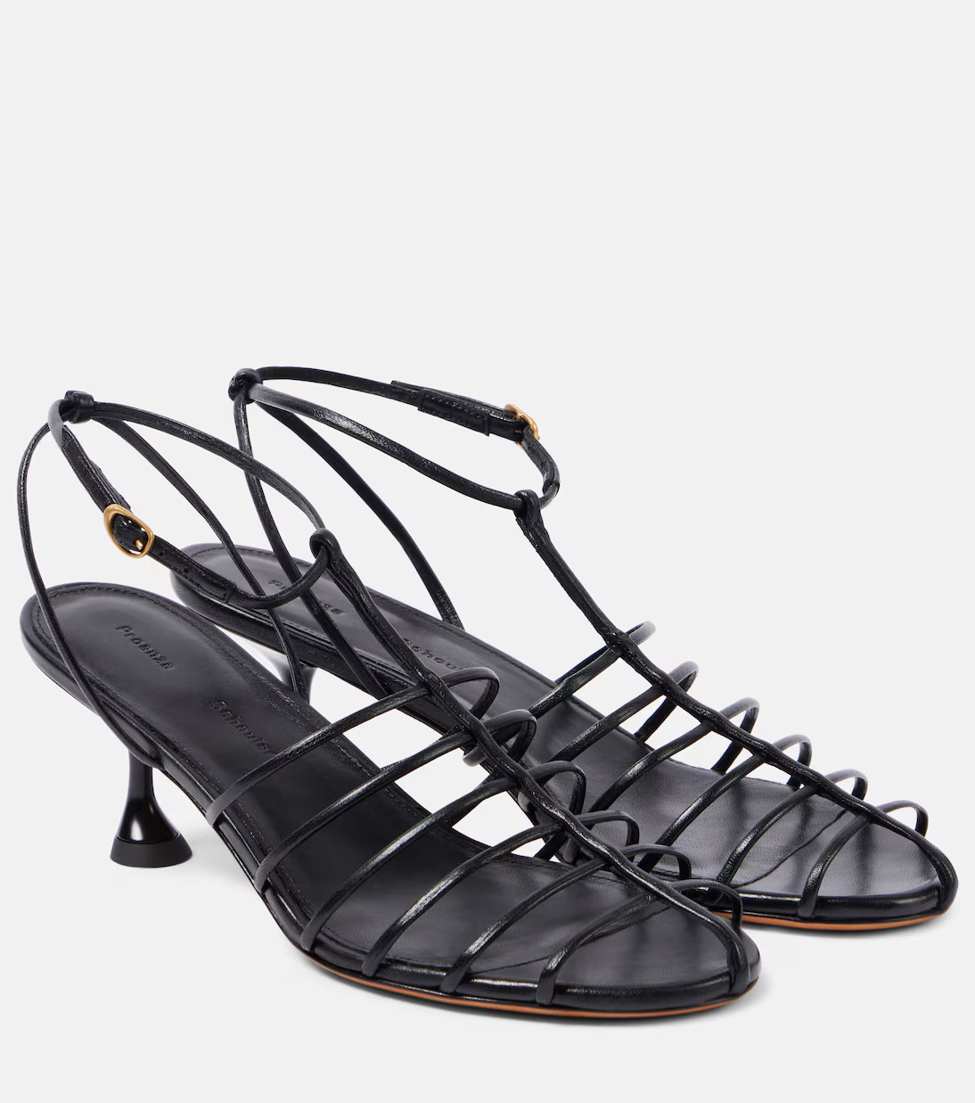 Tee Cage 60 leather sandals | Mytheresa (US/CA)