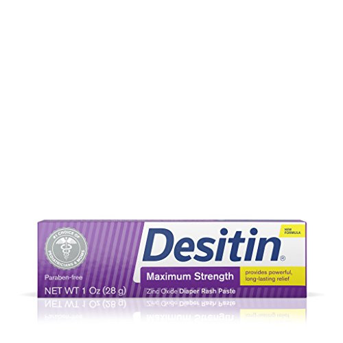 Desitin Maximum Strength Baby Diaper Rash Cream with 40% Zinc Oxide, Travel Size, 1 oz | Amazon (US)