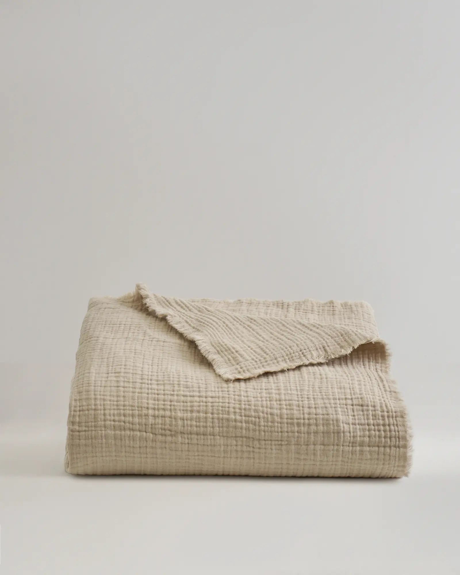 Organic Airy Gauze Throw | Quince