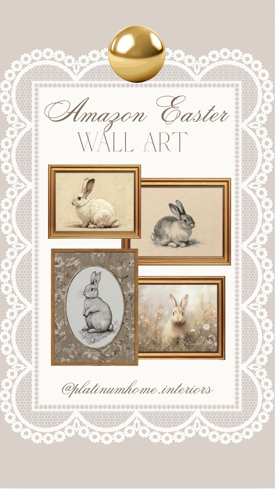 Amazon Easter wall art favorites 🤎🥚

#amazon #amazondecor #seasonaldecor #easterfinds #homedecor 


#LTKSeasonal #LTKHome