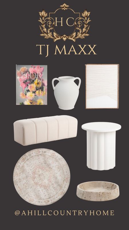 New Tjmaxx home finds! 

Follow me @ahillcountryhome for daily shopping trips and styling tips 

Home decor, home finds, spring decor, best sellers, accent chair, accent table, bench, tjmaxx finds, tjmaxx home 


#LTKFind #LTKhome #LTKSeasonal