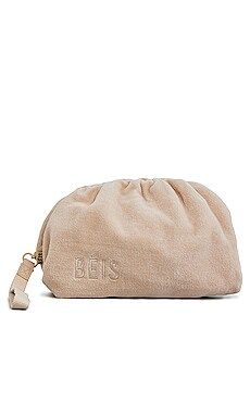 BEIS The Terry Cosmetic Clutch in Beige from Revolve.com | Revolve Clothing (Global)
