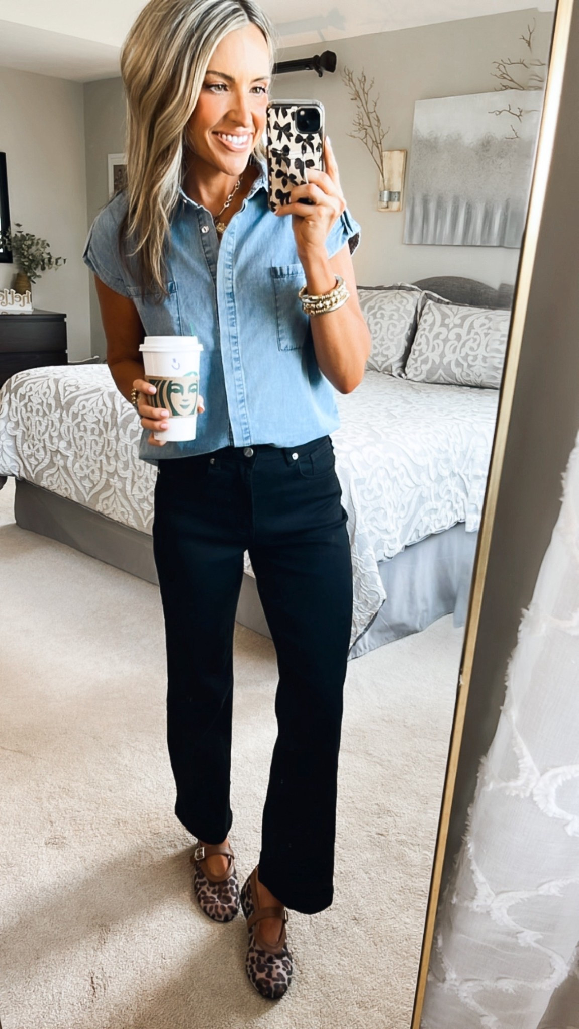 Teacher workwear outfit inspo. Just as comfortable to move around in as it is cute! Everything is TTS.

Wearing size 2, short length in black denim. I’m 5’5”
Xs in denim top

#LTKPetite #LTKStyleTip #LTKWorkwear