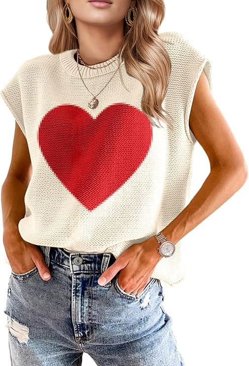 Womens Spring Fashion 2026 Summer Tops Boho Sweater Trendy Western Casual Cap Sleeve Rodeo Vest C... | Amazon (US)