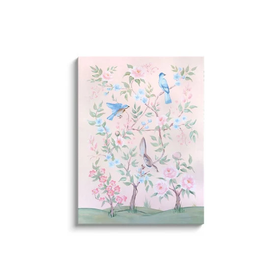 Blush Chinoiserie No. 1, Canvas Gallery Wrap | Etsy (US)