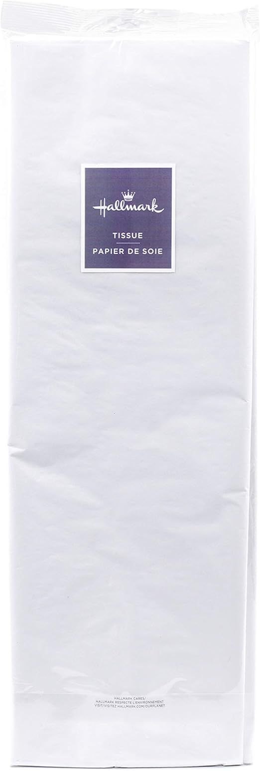 Hallmark White Tissue Paper (100 Sheets) for Birthdays, Easter, Mothers Day, Graduations, Gift Wr... | Amazon (US)