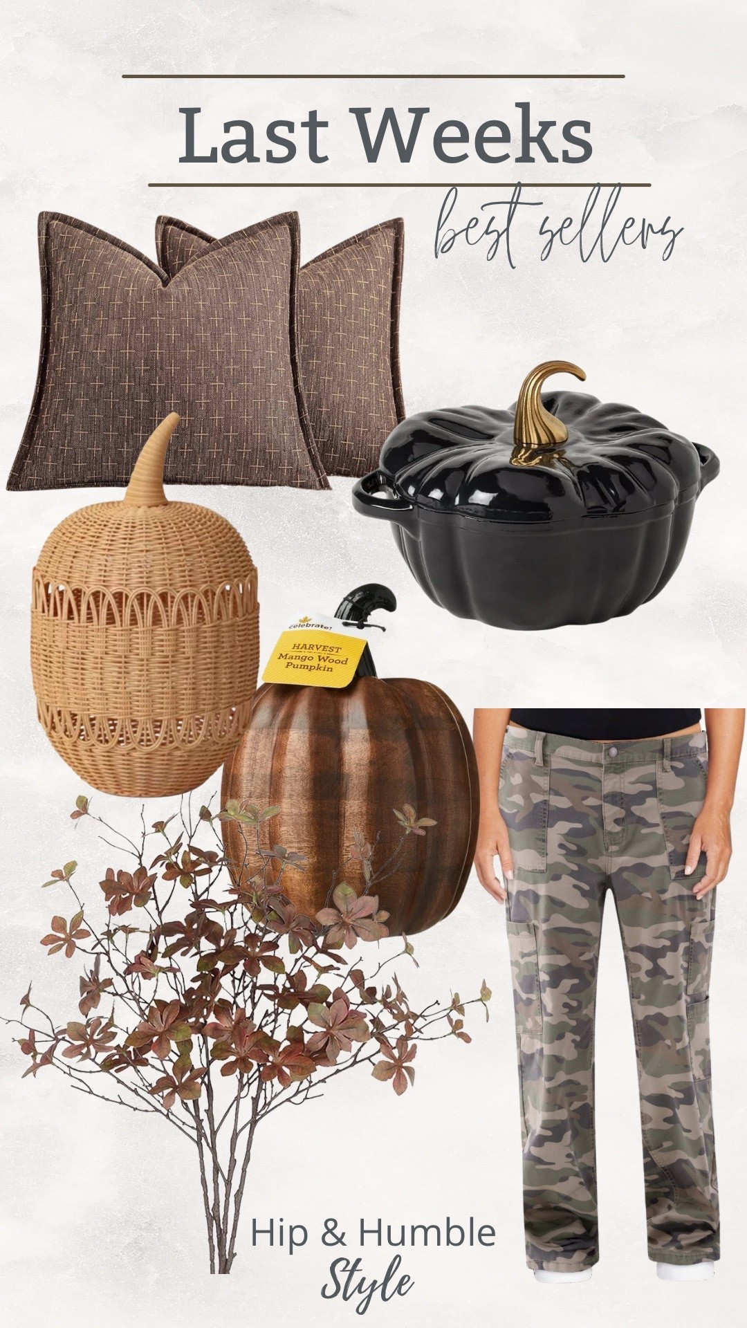 Last weeks follower favorites- fall
Home decor, fall pumpkins. Fall
Stems , camo cargo pants, pillow covers 

#LTKSeasonal #LTKHome #LTKFallSale