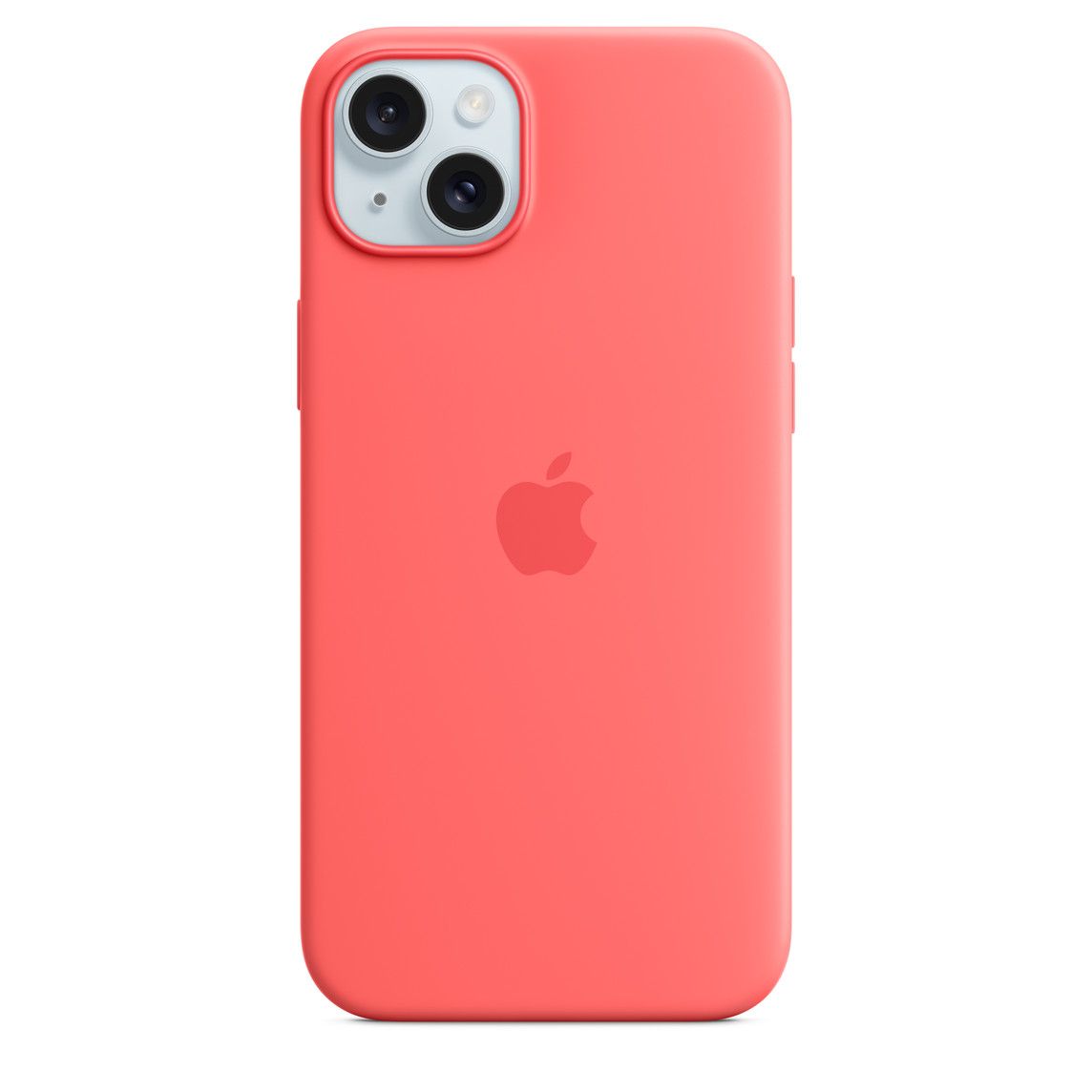 iPhone 15 Plus Silicone Case with MagSafe - Guava | Apple (US)
